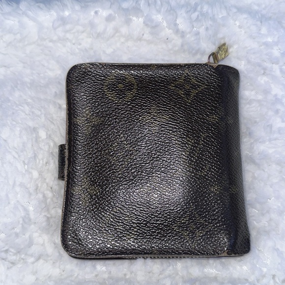 Louis Vuitton brown monogram bifold with zip around coin double pocket - Picture 5 of 12